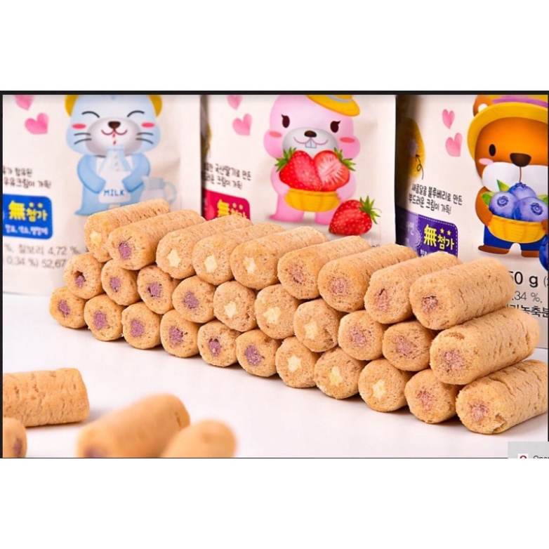 Bánh Cuộn Mini ILDong Hàn Quốc Gói 50G Cho Bé