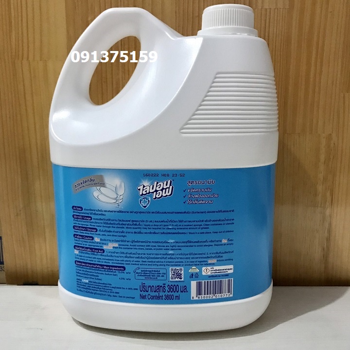 Nước Rửa Chén Lion 3.600ml Thái Lan