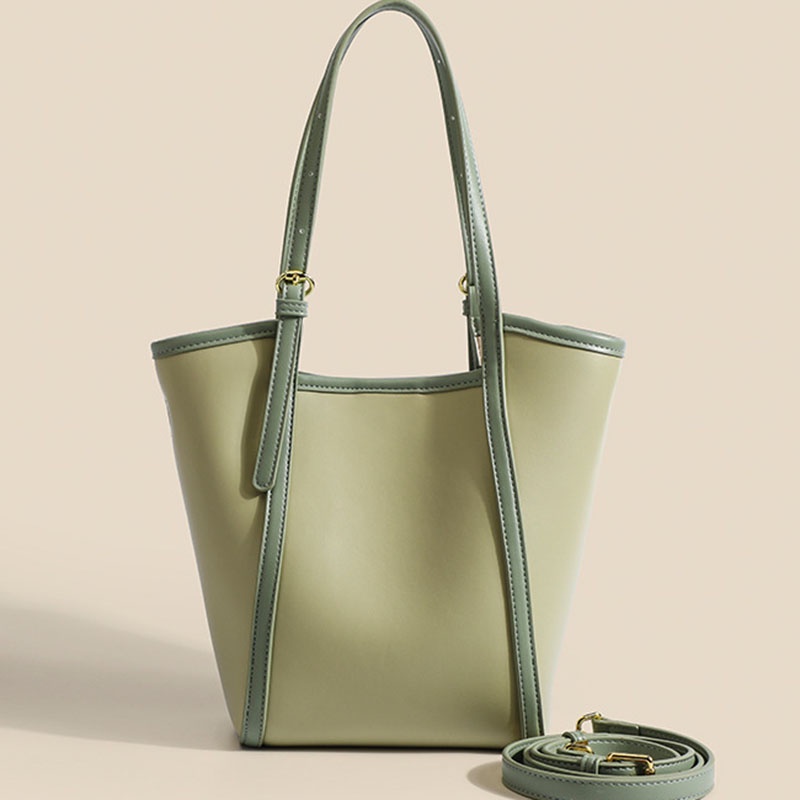 IELGY Túi Xách tote Cầm Tay Sức Chứa Lớn Ghép Mảnh Chất Lượng Cao Cho Nữ