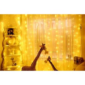Rèm mành đèn 3x3m trang trí nhà, phông sinh nhật Lộng Lẫy Hoàng Gia Quý Tộc