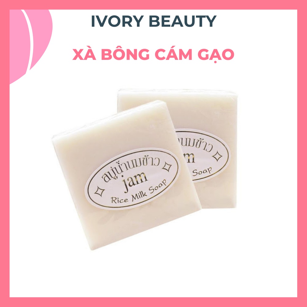 Xà Phòng Cám Gạo 💖FREESHIP💖 Xà Phòng Trắng Da Thái Lan Jam Rice Milk Soap Chiết Xuất Cám Gạo Tự Nhiên, Làm Trắng Da | BigBuy360 - bigbuy360.vn