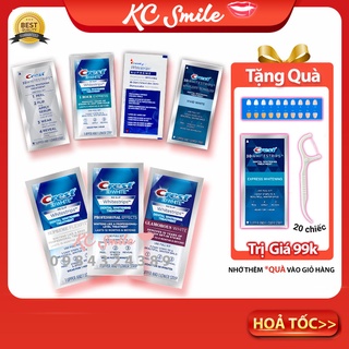 Miếng dán trắng răng Crest nhập khẩu chính hãng Mỹ - Dán răng giúp trắng sáng chỉ với 1 liệu trìnhi