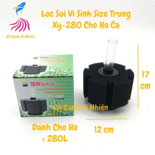 Lọc sủi vi sinh bio size trung XY-280 cho hồ cá cảnh