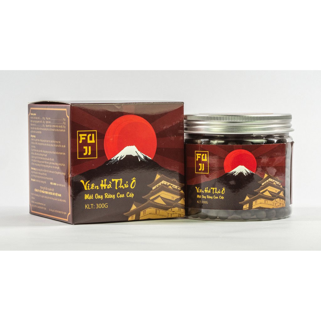 Hà Thủ Ô Viên Mật Ong Fuji 300G Tinh Chế Cao Cấp Giảm Rụng Tóc Hiệu Quả, Viên Hà Thủ Ô Mật Ong Rừng Cao Cấp Chuẩn Iso