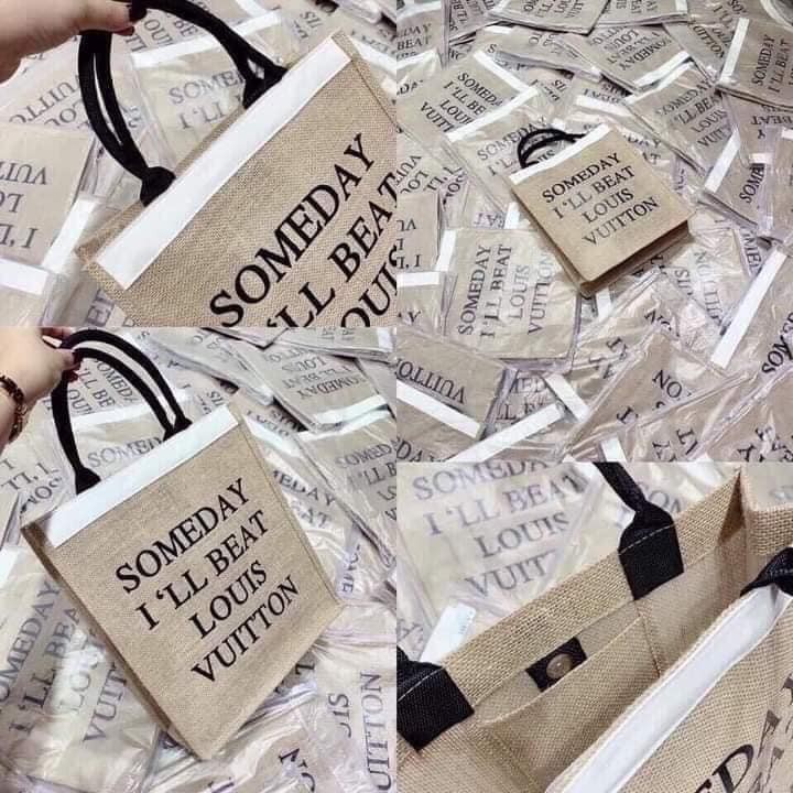 Túi cói someday 2 lớp lót hàng quảng châu, nút bấm , khóa kéo, 2 lớp bọc bên ngoài chuẩn loại 1, túi đi biển | BigBuy360 - bigbuy360.vn