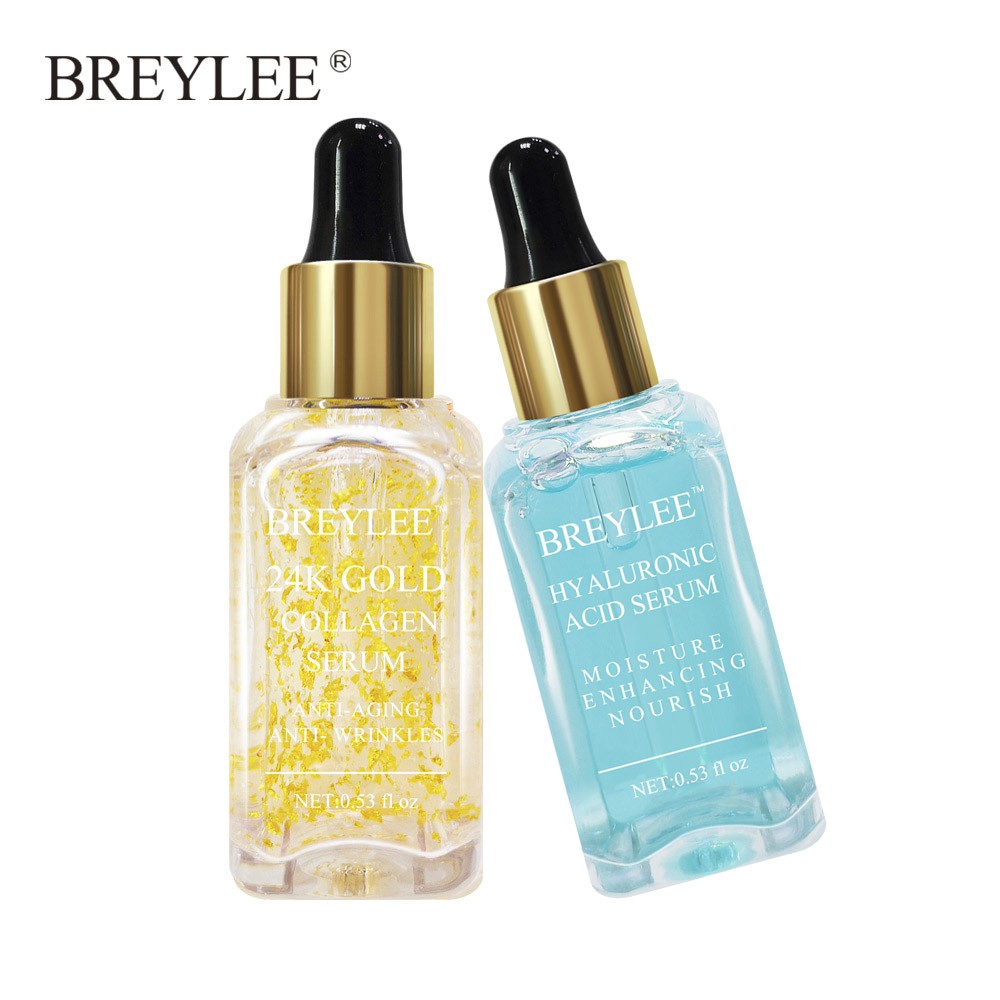 Set 2 Lọ Serum Breylee Chứa Tinh Chất Vàng 24K Giúp Làm Trắng Và Chống Lão Hóa Da