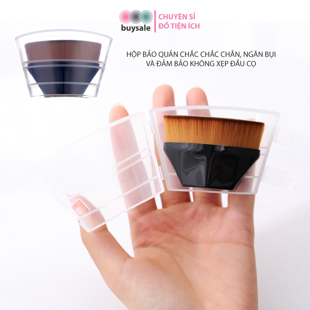 Cọ tán kem nền số 55 dành riêng cho người châu Á giúp da ăn phấn và tiết kiệm mỹ phẩm - buysale - BSPK170