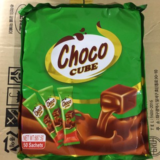 Thanh 5 viên kẹo choco cube HongKong