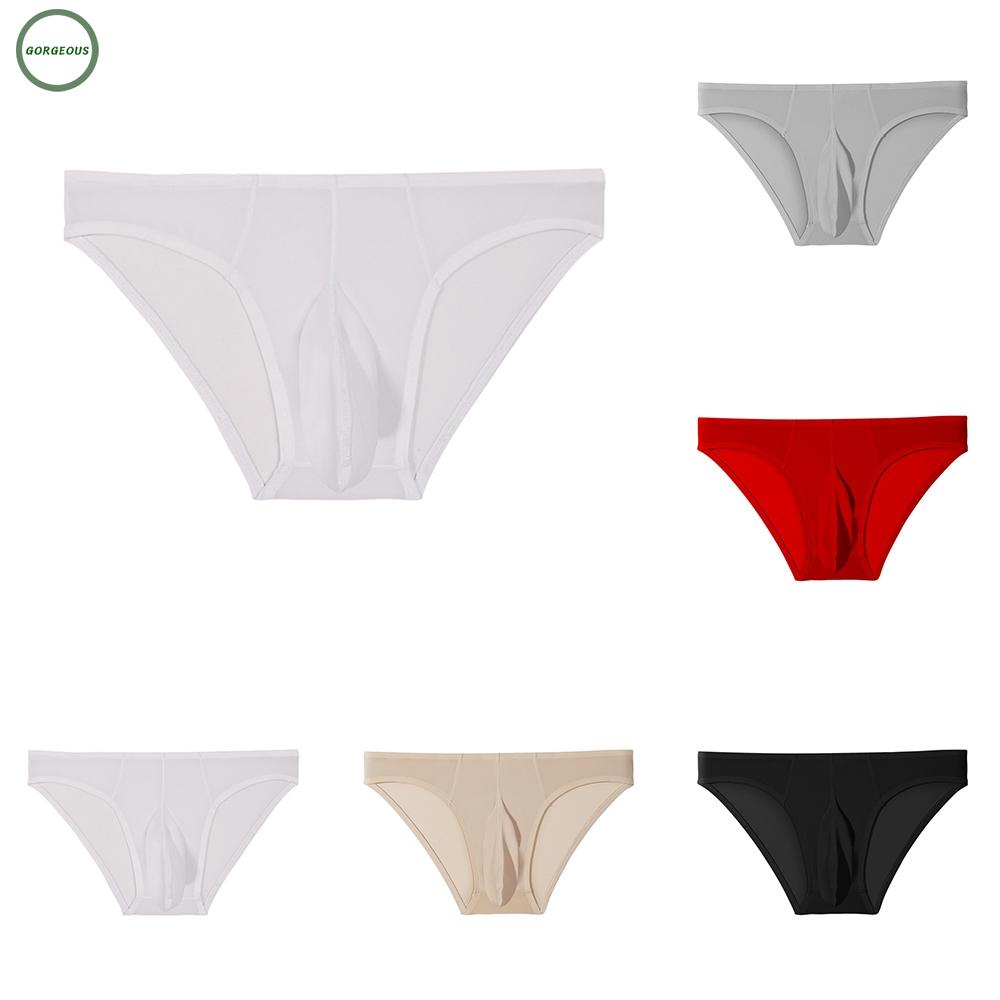 GORGEOUS~Adults Male Men Lingerie Comfy Elephant Nose Ice Silk Panties Sexy Thong