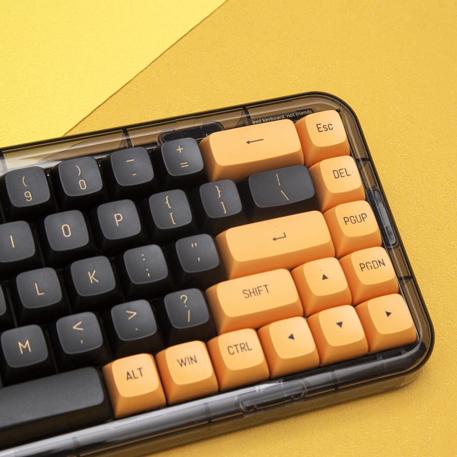 148 Phím White Green Keycaps CSA Profile PBT Double Shot bàn phím cơ Keycap