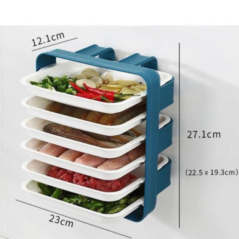 Kệ Đựng Rau Củ 6 Tầng Tiện Dụng Cho Nhà Bếp