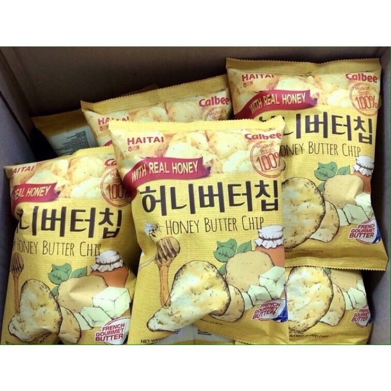 Bánh Snack Khoai Tây Bơ Mật Ong Honey Butter Chip 60g / gói