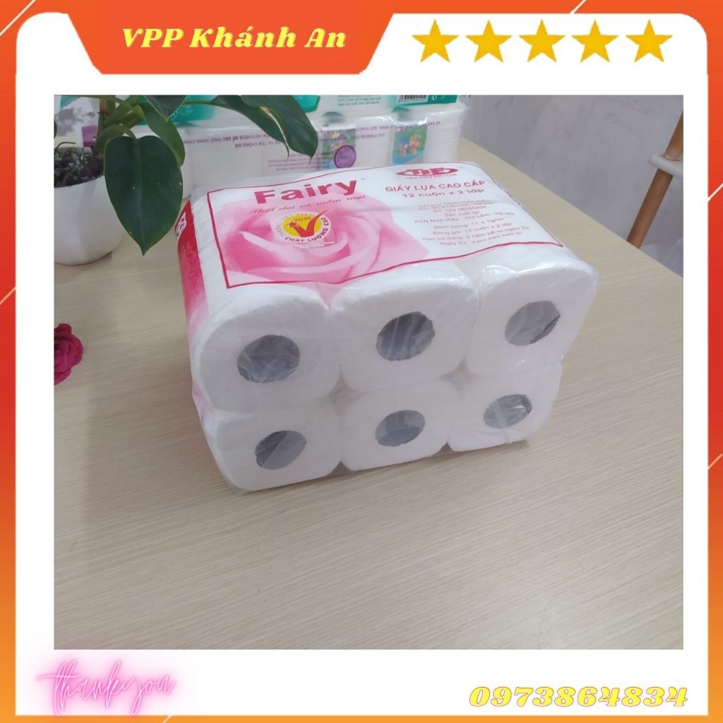 Giấy vệ sinh Fairy(2 lớp, 12 cuộn)