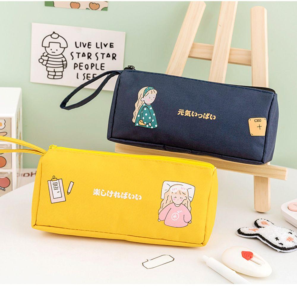 PEWANY Bóp Viết Vải Oxford Cỡ Lớn In Hoạt Hình Dễ Thương