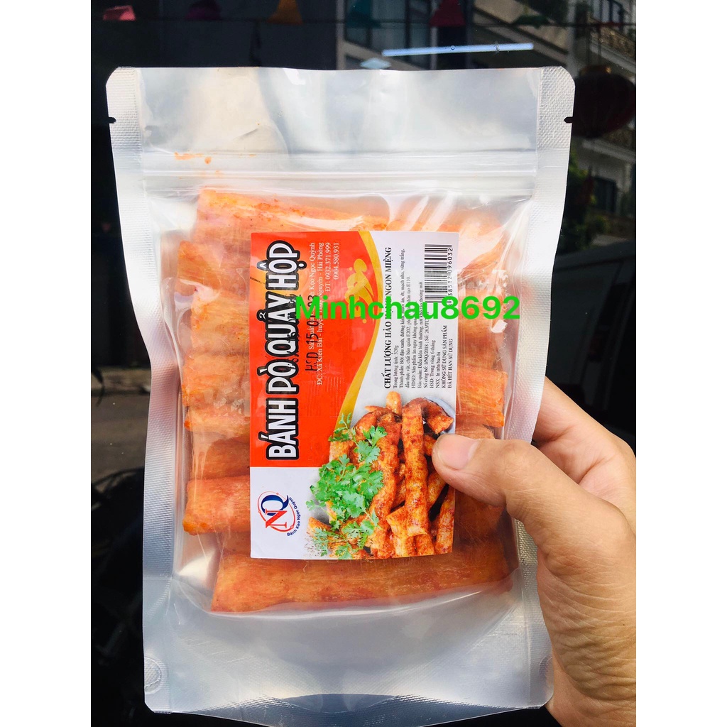 Bánh pò quẩy Ngọc Quỳnh túi zip 10 miếng - Đặc sản Hải Phòng