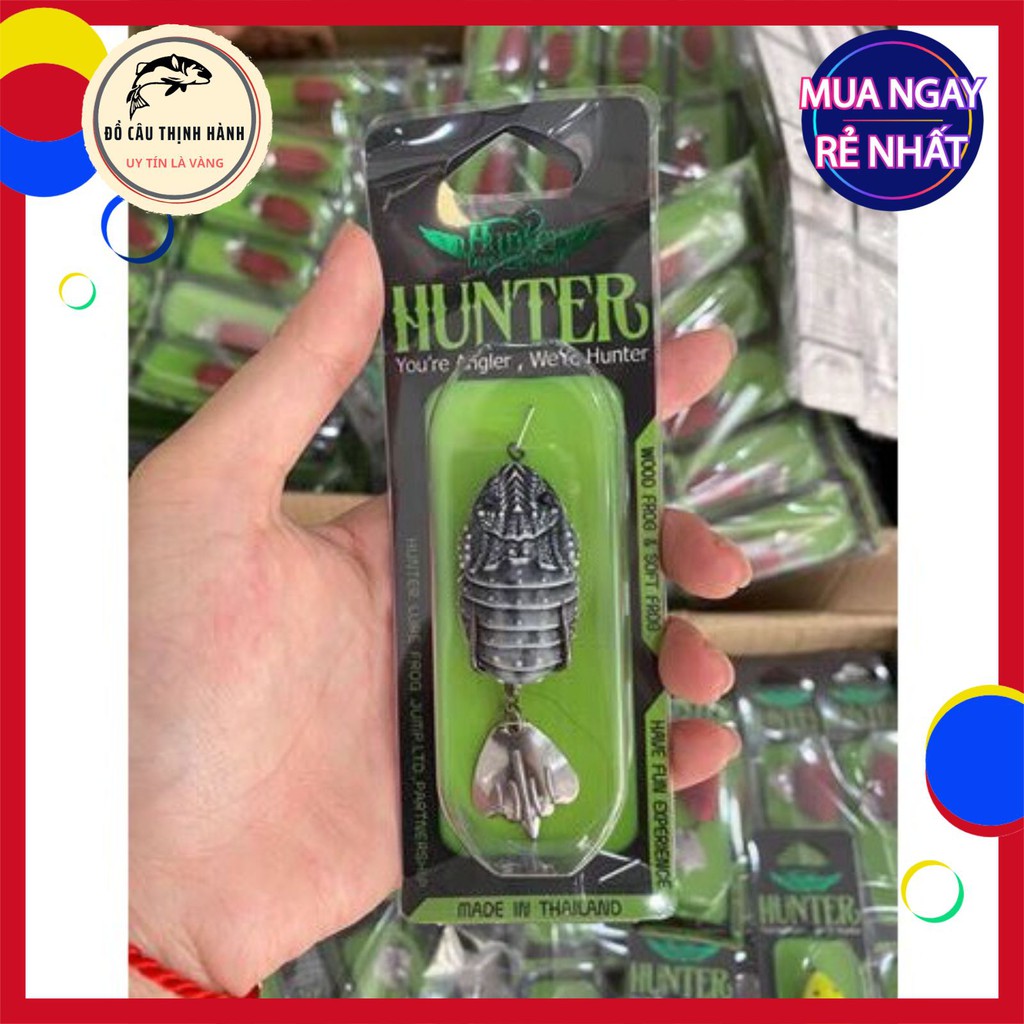 Mồi Câu Lure Thái Lan Hunter V4 Cực Nhạy Có 5 Màu phụ kiện câu cá phù hợp với cần câu lure và các loại khác Mã TH27