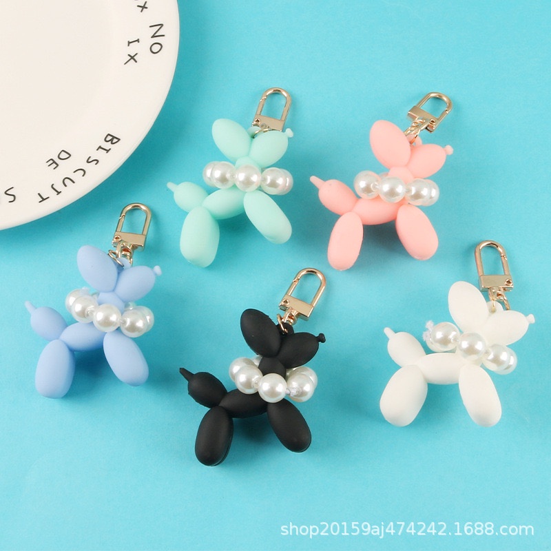 Móc khóa treo airpods, móc chìa khóa nhỏ xinh, đính ngọc trai siêu xinh