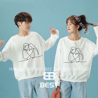 ÁO ĐÔI NAM NỮ SWEATER THU ĐÔNG PHONG CÁCH HÀN QUỐC - GIÁ TẬN XƯỞNG