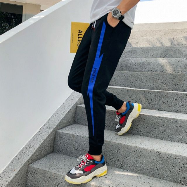 [Mã SKAMSALEP6 giảm 10% TỐI ĐA 100K đơn150K] Quần JOGGER Tia Chớp NAM NỮ(có bigsize) | BigBuy360 - bigbuy360.vn