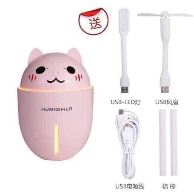 MÁY PHUN SƯƠNG💝FREESHIP💝tạo độ ẩm có quạt kèm tinh dầu