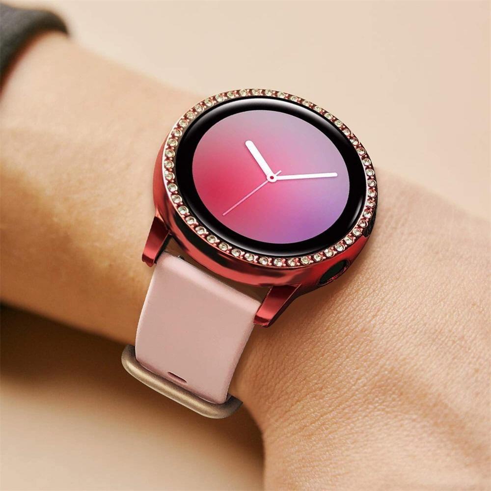 Ốp Bảo Vệ Bằng PC Cứng Chống Sốc Lấp Lánh Cho Đồng Hồ Thông Minh Samsung Galaxy Watch Active 2 40mm 44mm