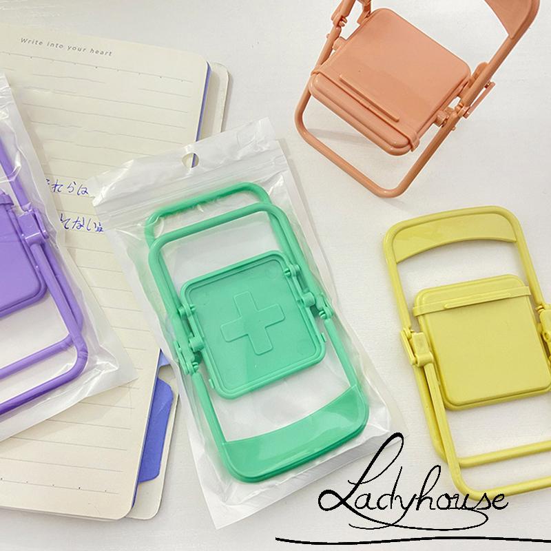 Giá đỡ điện thoại màu trơn thiết kế độc đáo kích thước nhỏ gọn tiện lợi