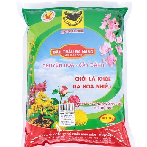 Phân Đầu Trâu Đa Năng 17-12-7+Te Cao Cấp Bịch 1kg - KNS3752