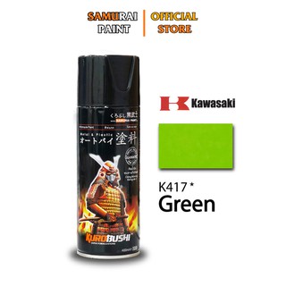 Chai xịt sơn samurai k417 chính hãng màu xanh lá cây