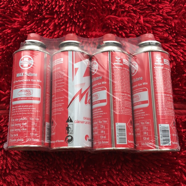 bình gas mini du lịch ( 1 bình ,19k )