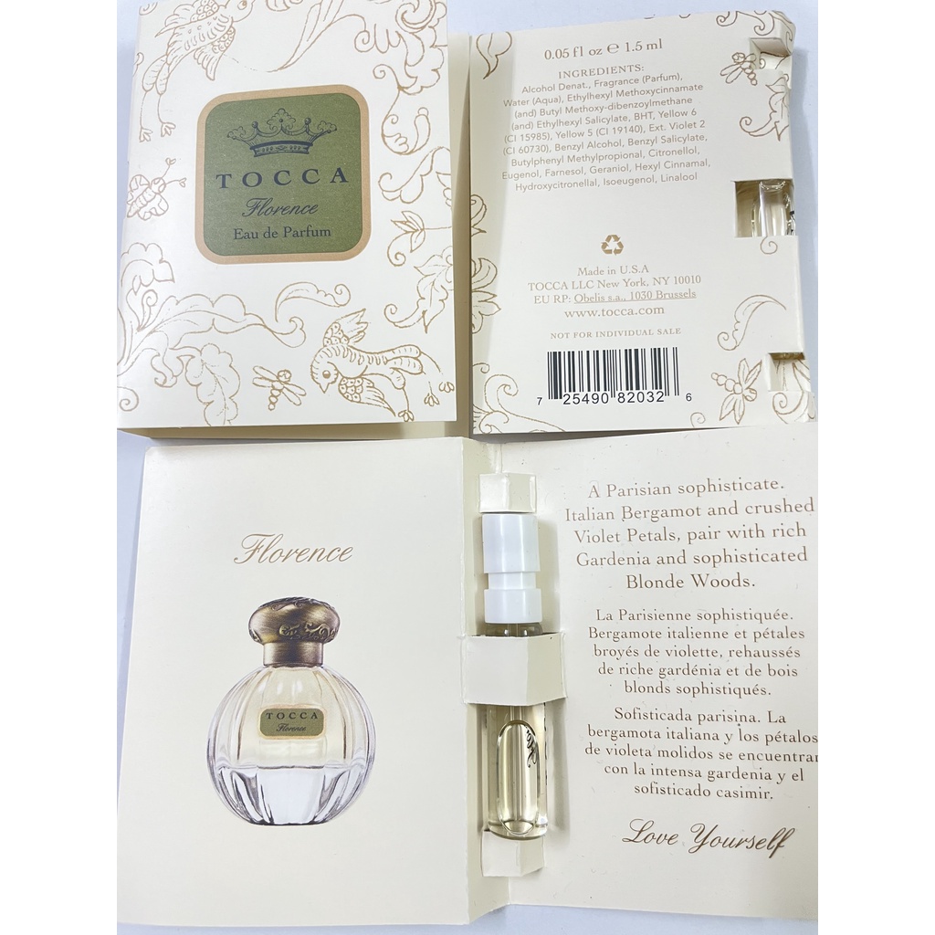VIAL NƯỚC HOA HÃNG TOCCA HƯƠNG FLORENCE EDP