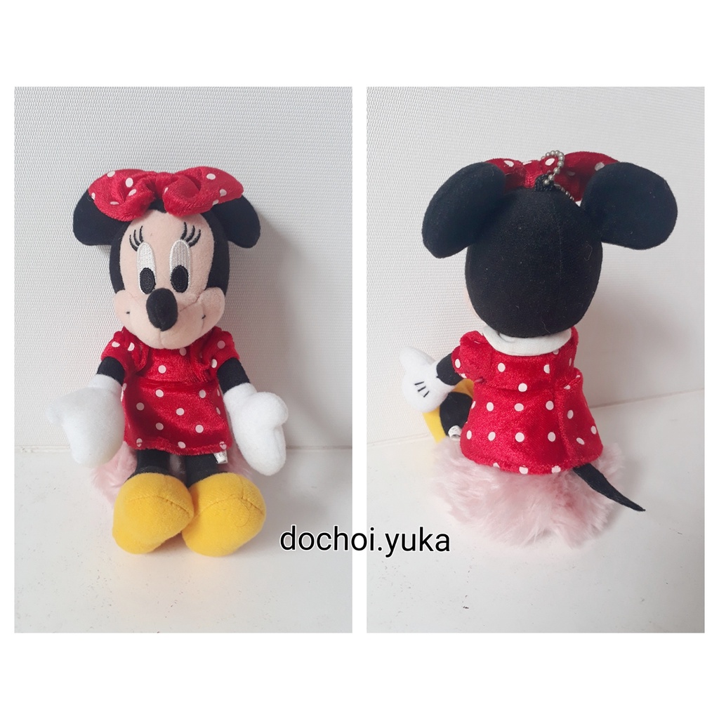Gấu bông Mickey & Minnie size móc khóa