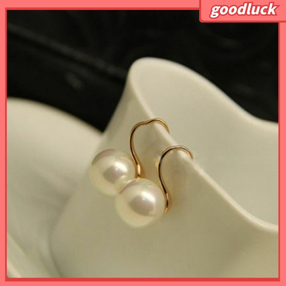 Khuyên Tai Móc Đính Ngọc Trai Giả Thời Trang Cho Nữ