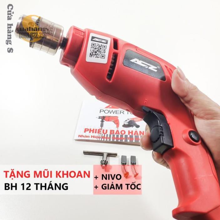 Máy bắt vít lõi đồng ACZ 6109 tặng mũi khoan - BH 12 tháng