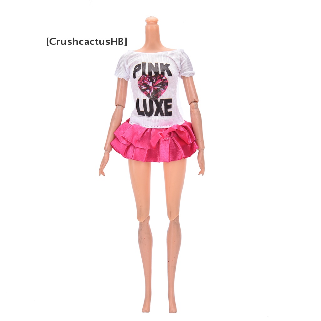 [CrushcactusHB]  Fashion Handmade Dresses Clothes For Barbie Doll Style Gifts Random Set hot Hot Sell