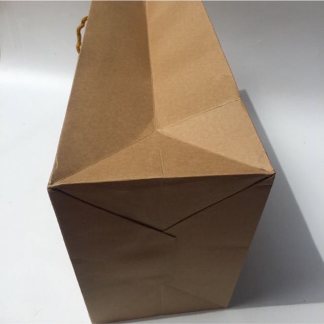 10 Túi giấy kraft to đựng quần áo, hộp giày kt 25x36x15