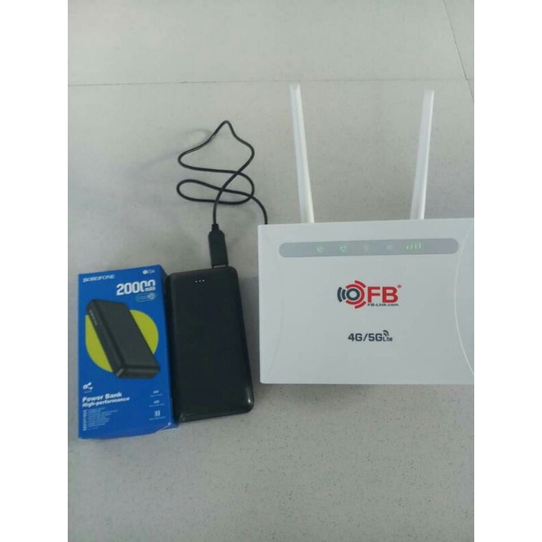 BỘ PHÁT WIFI 4G/ 5G LTE FB - LINK CPE - V01 ( 2 ANTEN - CHUYÊN PHÁT WIFI)