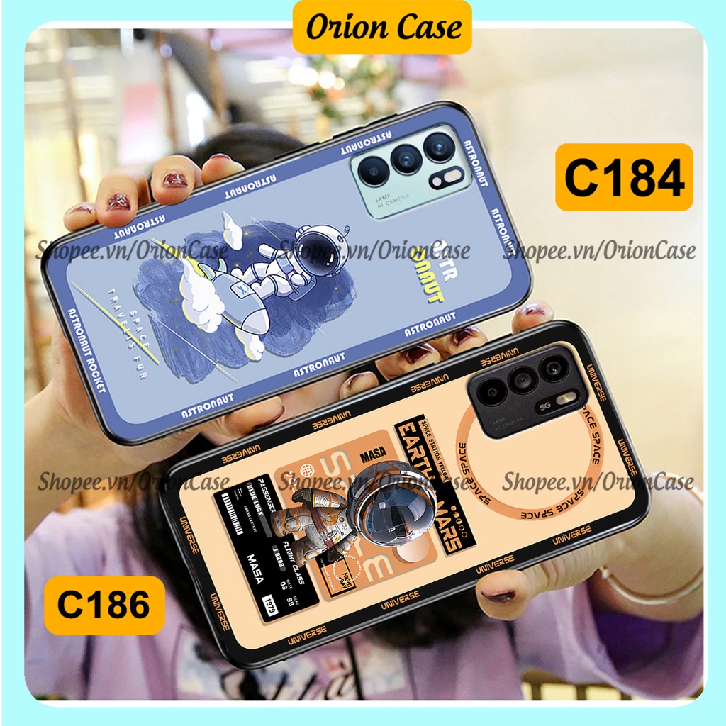 Ốp Oppo Reno 6 / Reno 6Z 5G  in hình astronaut pro nasa, moutain cá tính.ốp lưng chống sốc.