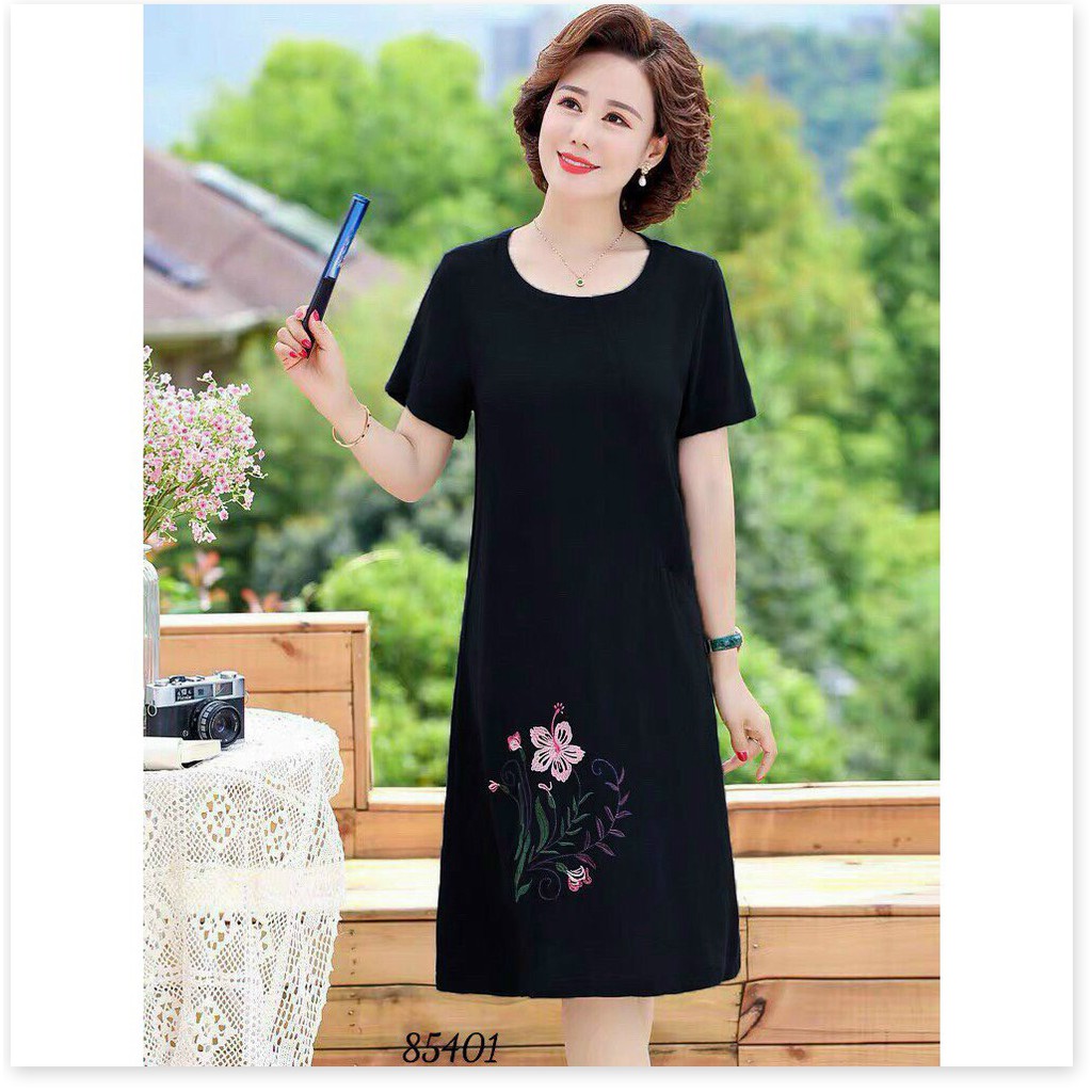 ĐẦM THÊU HOA,HỌA TIẾT TRƠN NHƯNG KHÔNG KẾM PHẦN SANG TRỌNG THỜI TRANG MỚI KME