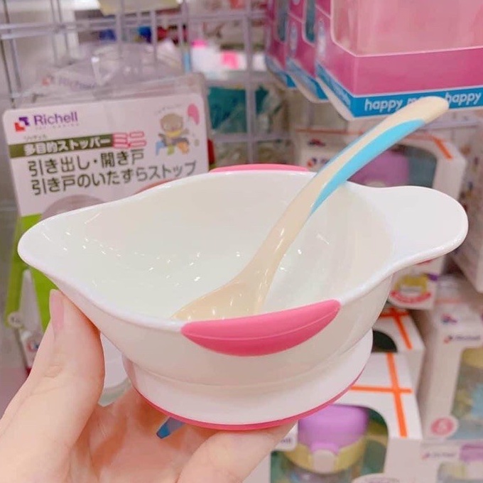 Bộ bát và thìa ăn dặm Richell RC21061