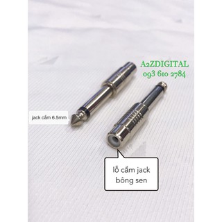 COMBO 2 CÁI ĐẦU CHUYỂN TỪ JACK 6 LY SANG LỖ CẮM BÔNG SEN CÁI