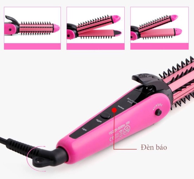 Lược điện đa năng 3 in 1 Nova