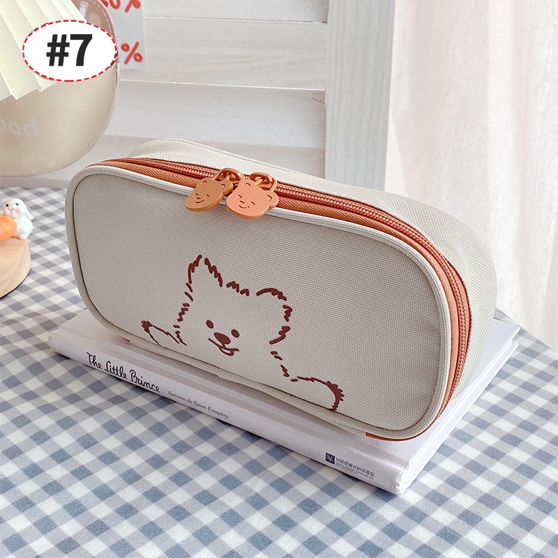 Túi Đựng Bút Hình Gấu Đa Năng Dễ Thương