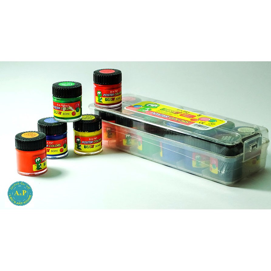[Lộc's Art Store] Màu Nước Poster Dooly 30ml x 12 màu