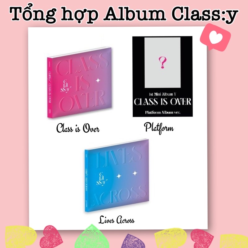 Tổng hợp CLass:y có sẵn Cửa Hàng Kpop