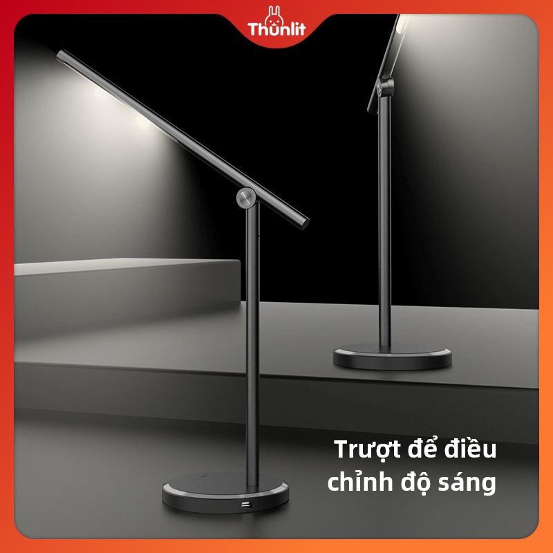 Đèn để bàn Thunlit 7W USB 5 màu sắc điều chỉnh nhiệt độ