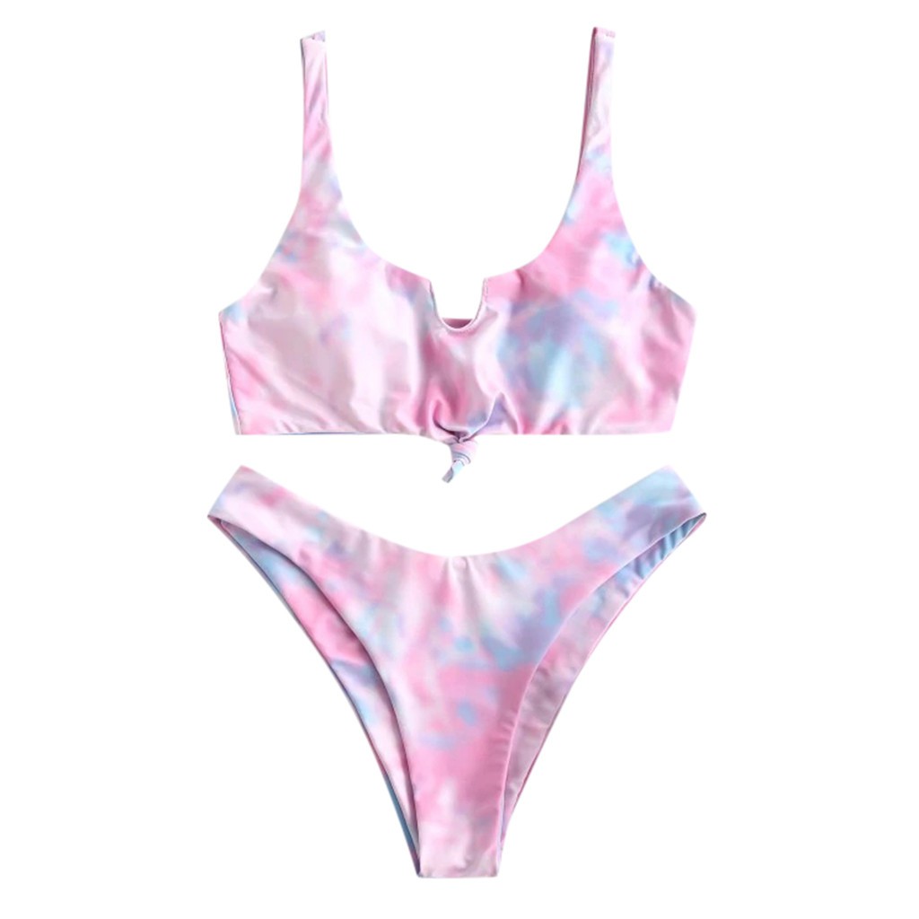 Bộ Bikini Hai Mảnh Cột Dây Cổ Yếm Quyến Rũ Cho Nữ | BigBuy360 - bigbuy360.vn