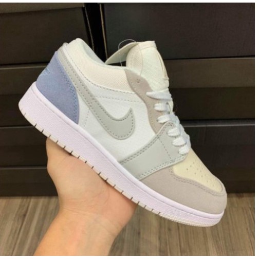 Giày Jordan Paris JD1 Cổ Thấp Gót Xanh, Giày Jodan Low Thấp Cổ Nam Nữ | BigBuy360 - bigbuy360.vn