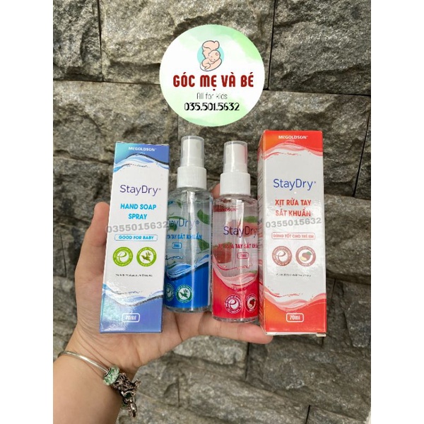 XỊT TAY STAYDRY 70ML