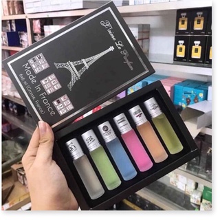 Set 6 chai nước hoa lăn chiết Pháp