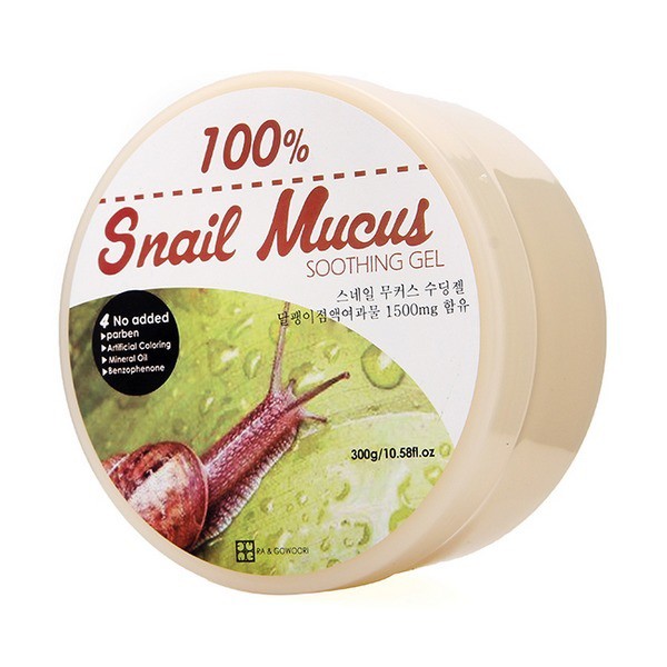 Gel Dưỡng, Tái Tạo Da Ốc Sên Ra&amp;Gowoori 100% Snail Mucus Soothing Gel 300g